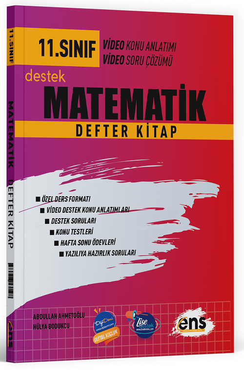ENS Yayınları 11. Sınıf Matematik Destek Defter Kitap ENS Yayınları