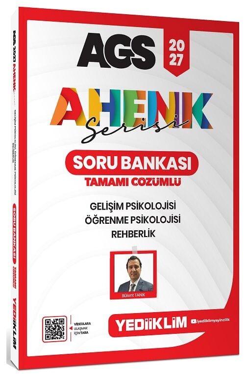 Yediiklim 2027 MEB-AGS Eğitim Bilimleri Gelişim, Öğrenme Psikolojisi, Rehberlik Soru Bankası Çözümlü Ahenk Serisi - Bülent Tanık Yediiklim Yayınları