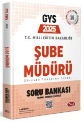 Data 2025 GYS MEB Şube Müdürü Soru Bankası Görevde Yükselme Data Yayınları