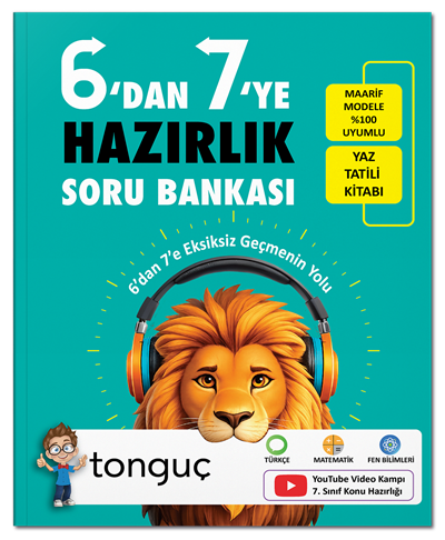Tonguç 6 dan 7 ye Hazırlık Soru Bankası Tonguç Akademi