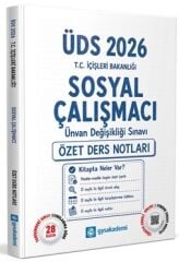 GYS Akademi 2026 GYS ÜDS İçişleri Bakanlığı Sosyal Çalışmacı Özet Ders Notları Görevde Yükselme Ünvan Değişikliği GYS Akademi