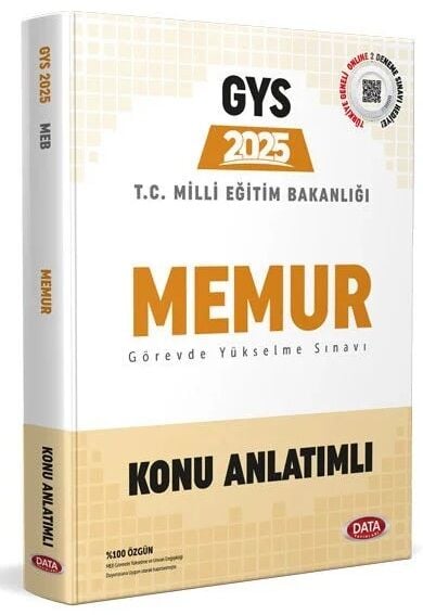 Data 2025 GYS MEB Memur Konu Anlatımlı Görevde Yükselme Data Yayınları