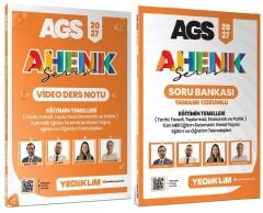 Yediiklim 2027 MEB-AGS Eğitimin Temelleri Video Ders Notu + Soru Bankası 2 li Set Ahenk Serisi - Bülent Tanık, Can Köni Yediiklim Yayınları