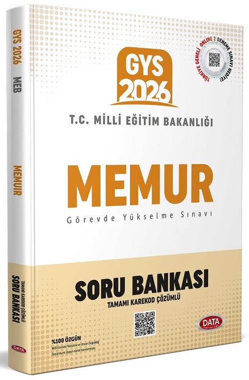 Data 2026 GYS MEB Memur Soru Bankası Görevde Yükselme Data Yayınları