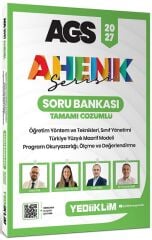Yediiklim 2027 MEB-AGS Eğitim Bilimleri ÖYT, Sınıf Yönetimi, TYMM, Program Okuryazarlığı, Ölçme Değerlendirme Soru Bankası Çözümlü Ahenk Serisi - Can Köni Yediiklim Yayınları