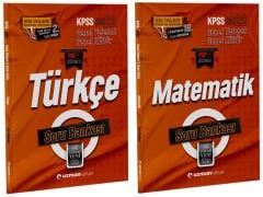 SÜPER FİYAT - Uzman Kariyer 2023 KPSS Türkçe+Matematik Soru 2 li Set Uzman Kariyer Yayınları