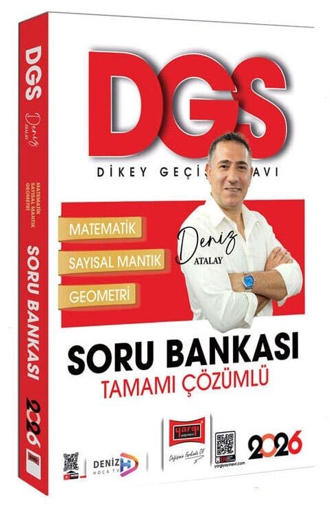 Yargı 2026 DGS Sayısal Mantık Matematik-Geometri Soru Bankası Çözümlü - Deniz Atalay Yargı Yayınları