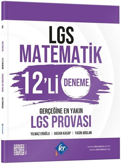 KR Akademi LGS Provası Matematik 12 li Deneme Çözümlü KR Akademi