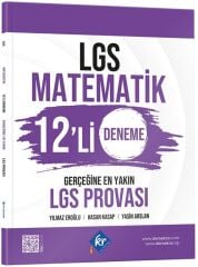 KR Akademi LGS Provası Matematik 12 li Deneme Çözümlü KR Akademi