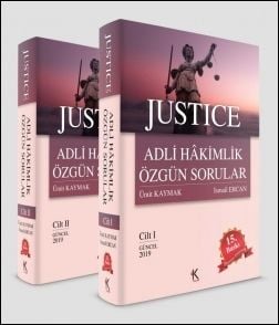 Kuram 2019 Justice Adli Hakimlik Özgün Sorular Soru Bankası 2 Cilt Set 15. Baskı - Ümit Kaymak İsmail Ercan Kuram Kitap