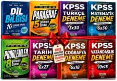Peramila KPSS Genel Yetenek Genel Kültür Deneme 8 li Set Peramila Yayıncılık