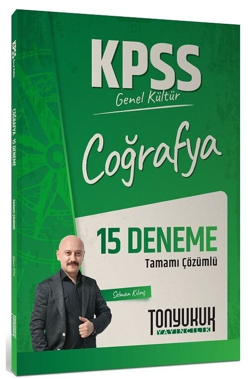 Tonyukuk 2026 KPSS Coğrafya 15 Deneme Çözümlü - Selman Kılınç Tonyukuk Yayıncılık