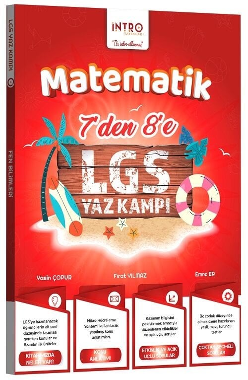 İntro 7 den 8 e LGS Matematik Yaz Kampı İntro Yayınları