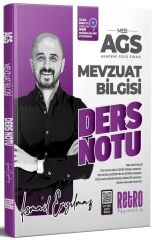 YENİ AGS - Retro 2026 MEB-AGS Mevzuat Bilgisi Ders Notu - İsmail Eryılmaz Retro Yayıncılık