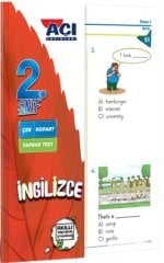 Açı Yayınları 2.Sınıf İngilizce Yaprak Test Açı Yayınları