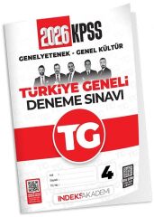 İndeks Akademi 2026 KPSS TG-4 Türkiye Geneli Deneme Genel Yetenek Genel Kültür Çözümlü İndeks Akademi Yayıncılık