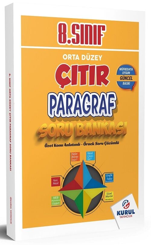 Kurul 8. Sınıf Çıtır Paragraf Orta Düzey Soru Bankası Kurul Yayıncılık