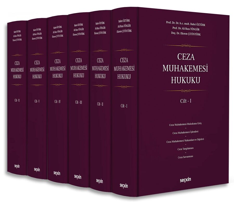Seçkin Ceza Muhakemesi Hukuku Seti - Bahri Öztürk Seçkin Yayınları