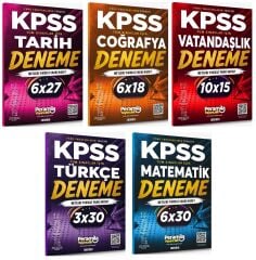Peramila KPSS Genel Yetenek Genel Kültür 31 Deneme 5 li Set Peramila Yayıncılık