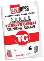 İndeks Akademi 2026 KPSS TG-6 Türkiye Geneli Deneme Genel Yetenek Genel Kültür Çözümlü İndeks Akademi Yayıncılık