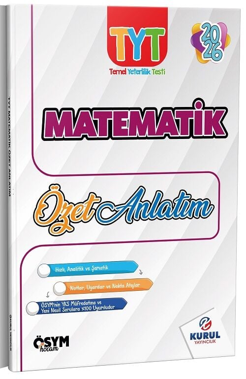 Kurul 2026 YKS TYT Matematik Özet Anlatım Kurul Yayıncılık