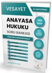 Pelikan VESAYET Kaymakamlık KPSS A Grubu Hakimlik Anayasa Hukuku Soru Bankası Çözümlü - M. Sami Sönmez Pelikan Yayınları
