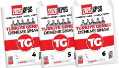İndeks Akademi 2026 KPSS TG 4-5-6 Türkiye Geneli Deneme Genel Yetenek Genel Kültür Çözümlü 3 lü Set İndeks Akademi Yayıncılık