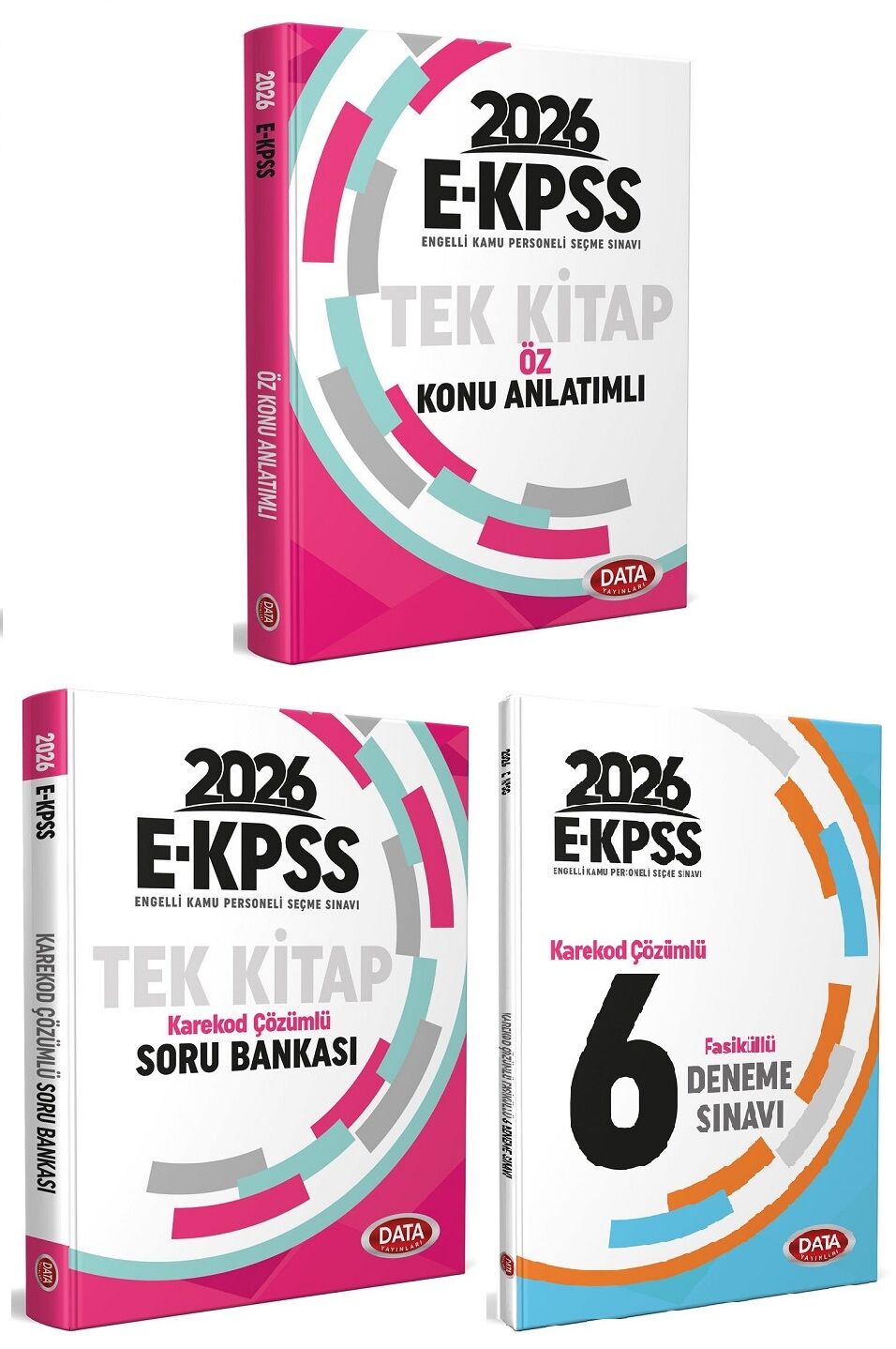Data 2026 EKPSS Konu Anlatımlı + Soru Bankası + 6 Deneme 3 lü Set Data Yayınları