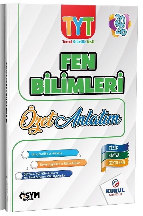 Kurul 2026 YKS TYT Fen Bilimleri Özet Anlatım Kurul Yayıncılık