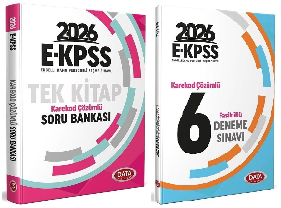 Data 2026 EKPSS Soru Bankası + 6 Deneme 2 li Set Data Yayınları