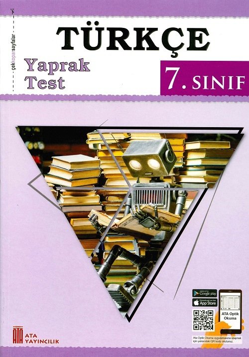 Ata Yayıncılık 7. Sınıf Türkçe Yaprak Test Ata Yayıncılık