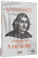İsem 2025 ÖABT Coğrafya Öğretmenliği 5 Deneme Çözümlü İsem Yayınları