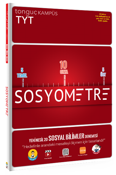 Tonguç YKS TYT SOSYOMETRE Sosyal Bilimler 20 Deneme Tonguç Akademi