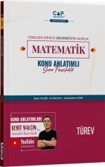 Çap Yayınları YKS TYT AYT Matematik Türev Konu Anlatımlı Soru Fasikülü - Seyit Yalçın Çap Yayınları