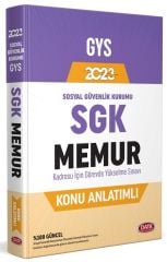 SÜPER FİYAT - Data 2023 GYS SGK Memur Konu Anlatımlı Görevde Yükselme Data Yayınları