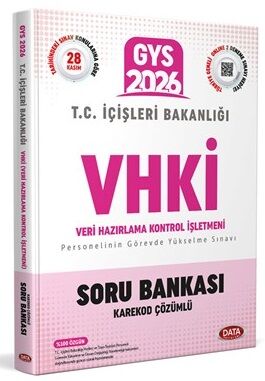 Data 2026 GYS İçişleri Bakanlığı VHKİ Soru Bankası Çözümlü Görevde Yükselme Data Yayınları