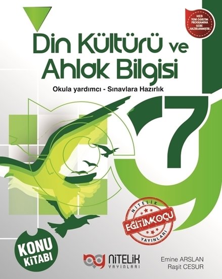 Nitelik 7. Sınıf Din Kültürü ve Ahlak Bilgisi Konu Kitabı Nitelik Yayınları
