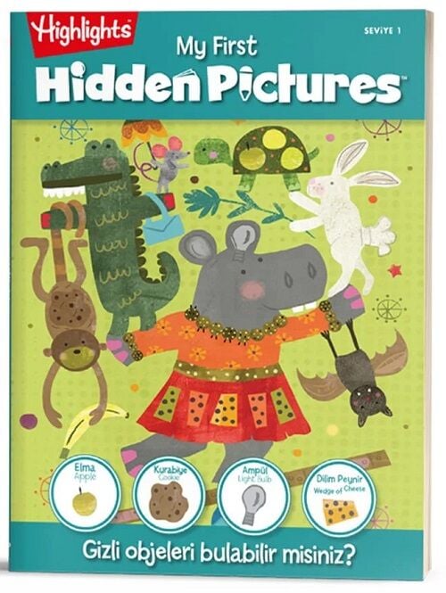 My First Hidden Pictures - Benim İlk Gizli Resimlerim 1.Seviye Hikayeler Dikkat Atölyesi Yayınları