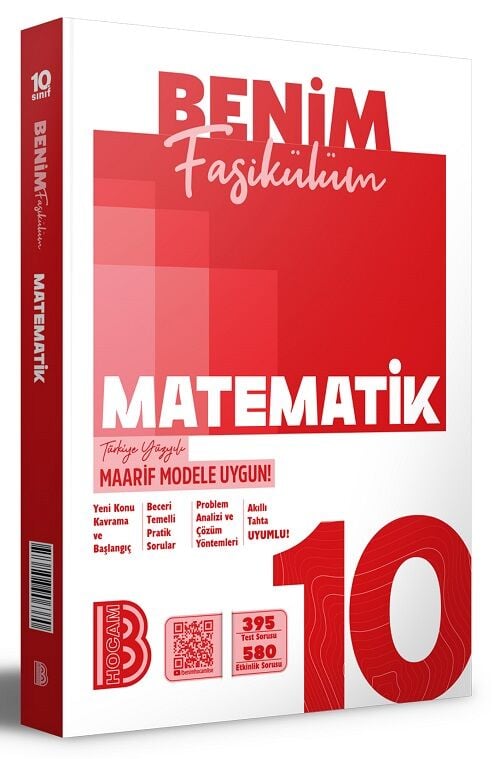 Benim Hocam 10. Sınıf Matematik Maarif Model Benim Fasikülüm Benim Hocam Yayınları