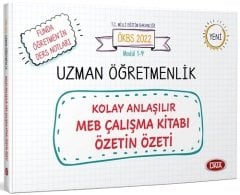 Data 2022 MEB ÖKBS Uzman Öğretmen Kolay Anlaşılır MEB Çalışma Kitabı Özetin Özeti Data Yayınları