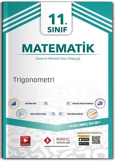 SÜPER FİYAT - Sonuç 11. Sınıf Matematik Trigonometri Soru Bankası Sonuç Yayınları