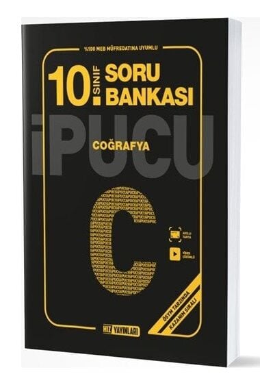 SÜPER FİYAT - Hız Yayınları 10. Sınıf Coğrafya İpucu Soru Bankası Hız Yayınları