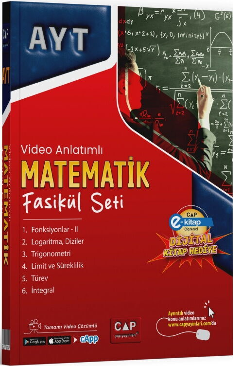 Çap Yayınları YKS AYT Matematik Video Anlatımlı Fasikül Seti Çap Yayınları