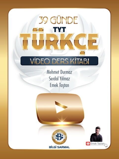 Bilgi Sarmal YKS TYT 39 Günde Türkçe Video Ders Kitabı Bilgi Sarmal Yayınları