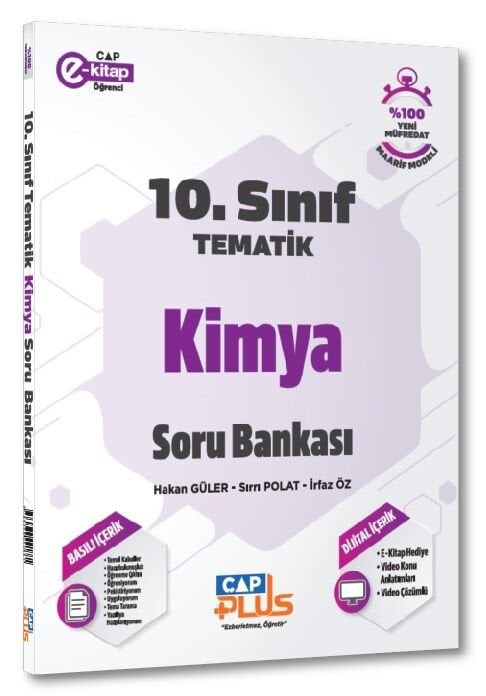 Çap Yayınları 10. Sınıf Kimya Tematik Soru Bankası Çap Yayınları