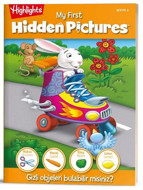 My First Hidden Pictures - Benim İlk Gizli Resimlerim 3.Seviye Hikayeler Dikkat Atölyesi Yayınları