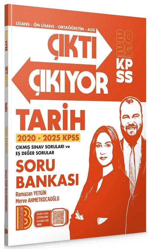 Benim Hocam 2026 KPSS Lisans Ön Lisans Lise Ortaöğretim Tarih ÇIKTI ÇIKIYOR Çıkmış Sorular Soru Bankası Çözümlü - Ramazan Yetgin Benim Hocam Yayınları
