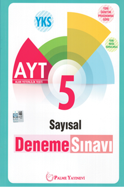 Palme YKS AYT Sayısal 5 Deneme Sınavı Palme Yayınevi
