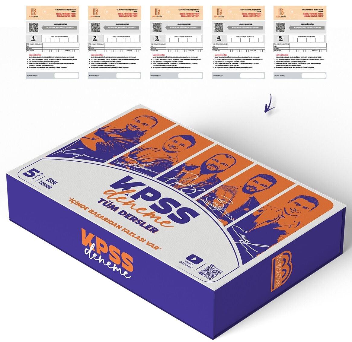 Benim Hocam 2026 KPSS Genel Yetenek Genel Kültür 5 Deneme Çözümlü Benim Hocam Yayınları