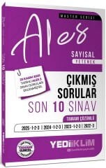 SÜPER FİYAT - Yediiklim 2026 ALES Master Sayısal Yetenek Çıkmış Sorular Son 10 Sınav Çözümlü Yediiklim Yayınları